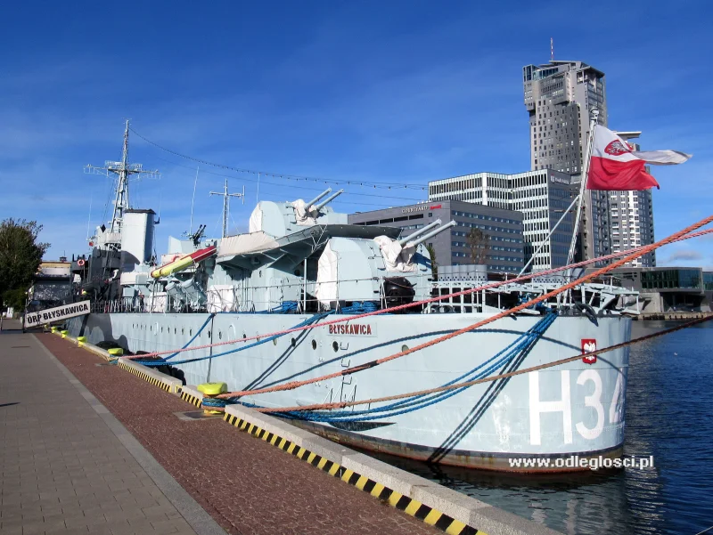 ORP "BŁYSKAWICA" - Gdynia. Zdjęcie Nr 1490 / 1973